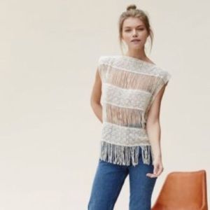Anthropologie Inez Crocheted Top- NWT